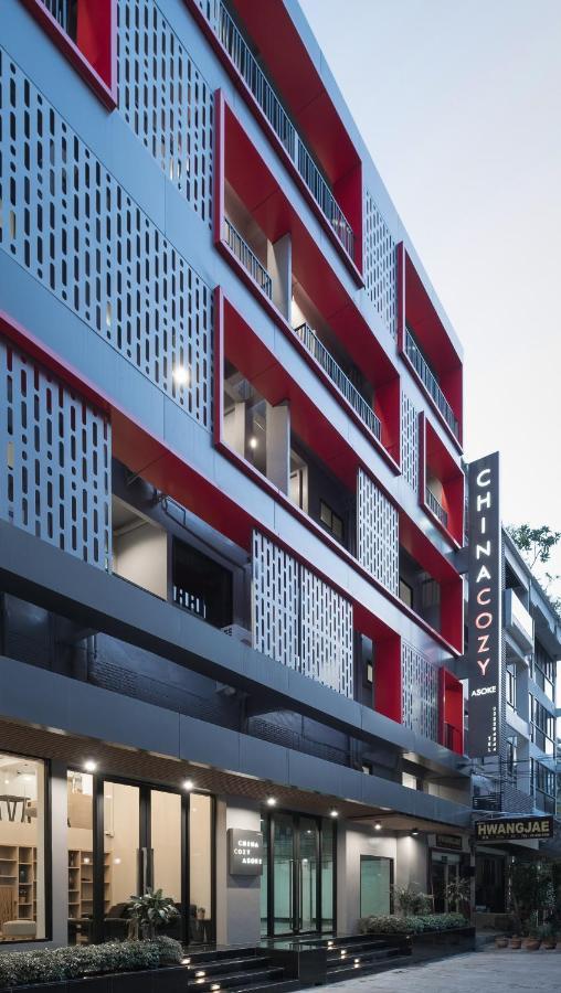 China Cozy Asoke Hotel Banguecoque Exterior foto